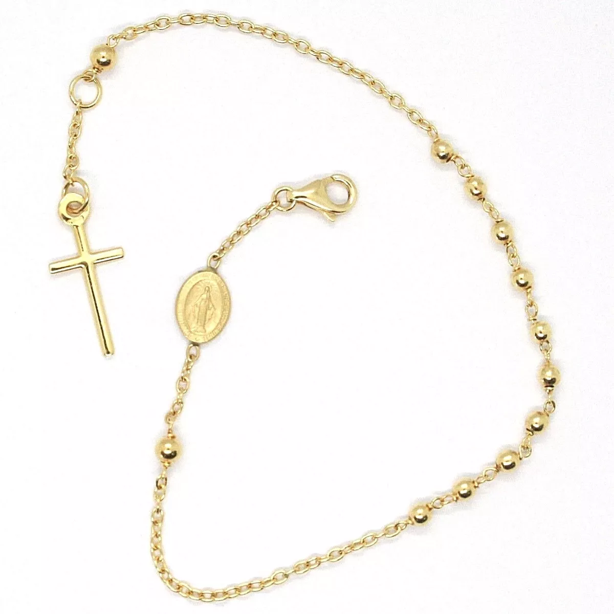 Gold rosary shop bracelet