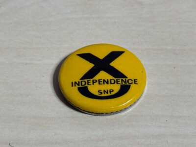 Vintage SNP Independence Pin Anstecker Scottish National Party 70er Jahre?