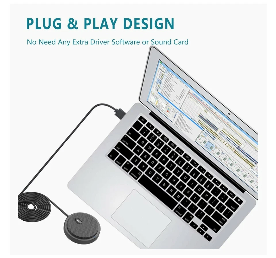 Omnidirectional Boundary Conference Microphone 🎤 Enhance Your Video Conferences - Image 4 of 4