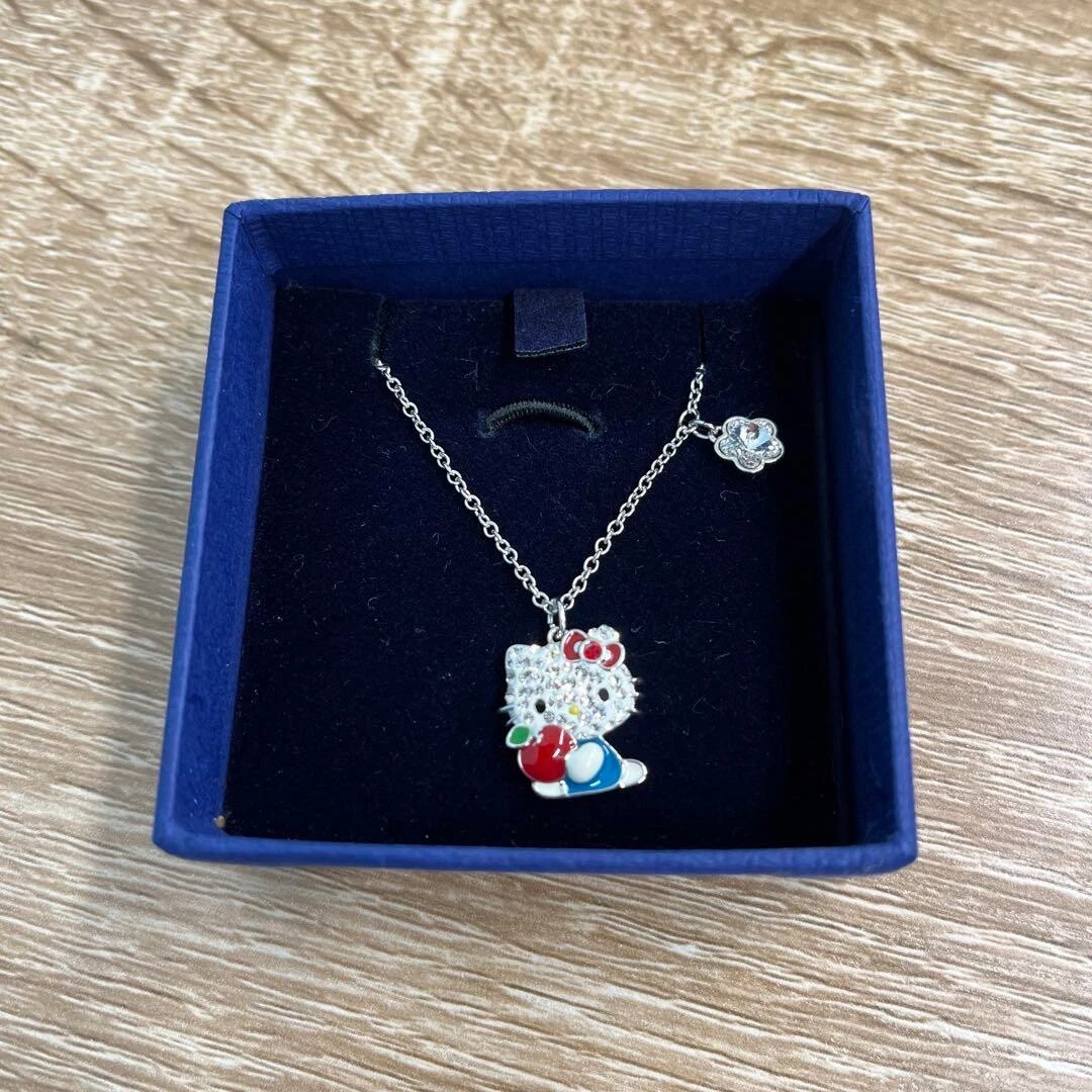 Sanrio | Jewelry | Sanrio Hello Kitty Swarovski Necklace | Poshmark