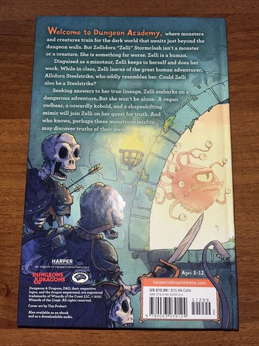 Dungeons & Dragons: Dungeon Academy: No Humans Allowed! (Hardback or Cased Book) - Foto 2 di 2