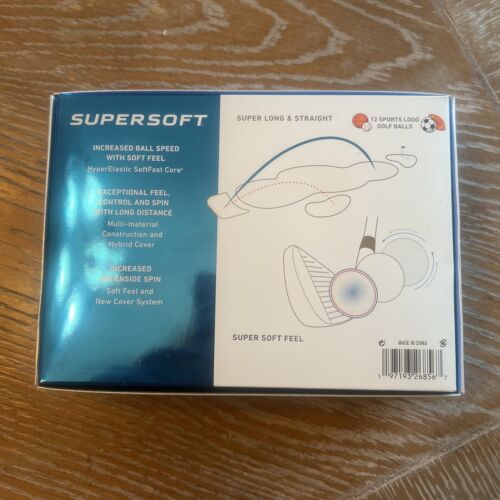 NEW Callaway Supersoft 2023 Golf Balls - White 12 pack ( 1 dozen ) - Picture 2 of 3
