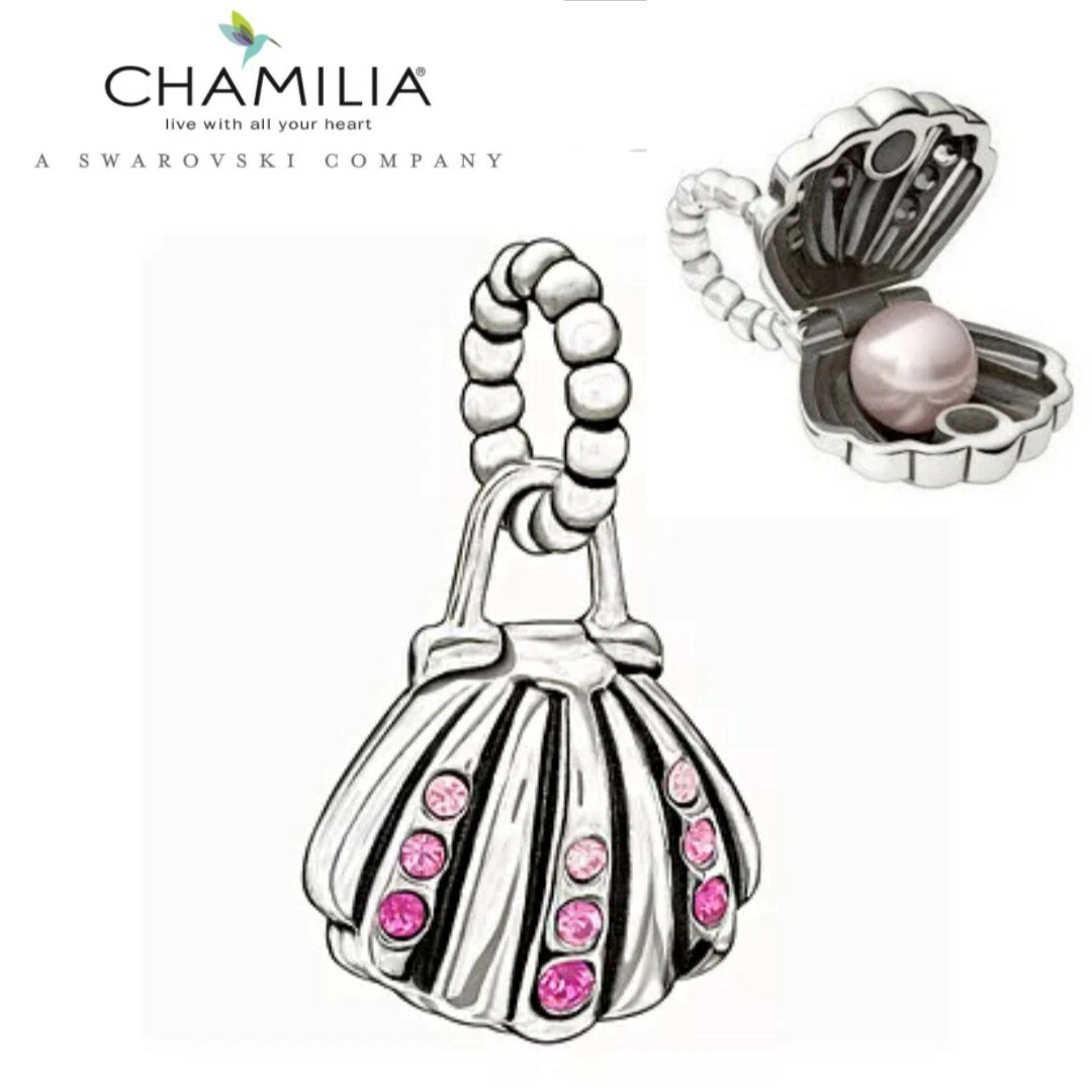 Genuine CHAMILIA 925 Silver Disney ARIEL SHELL Charm Bead eBay