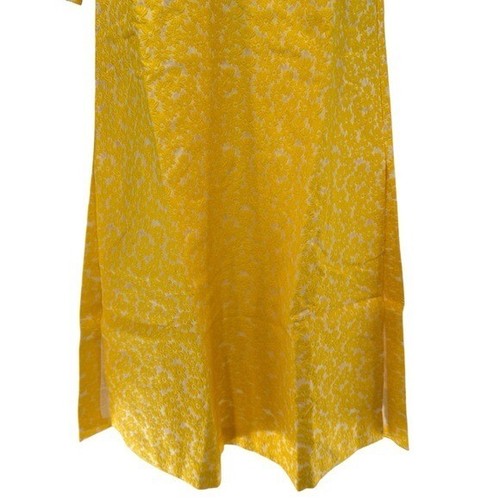 Tuckernuck NEW Yellow Daisy Jacquard Aurelia Long Sleeve Floral Maxi Dress S - Picture 6 of 13