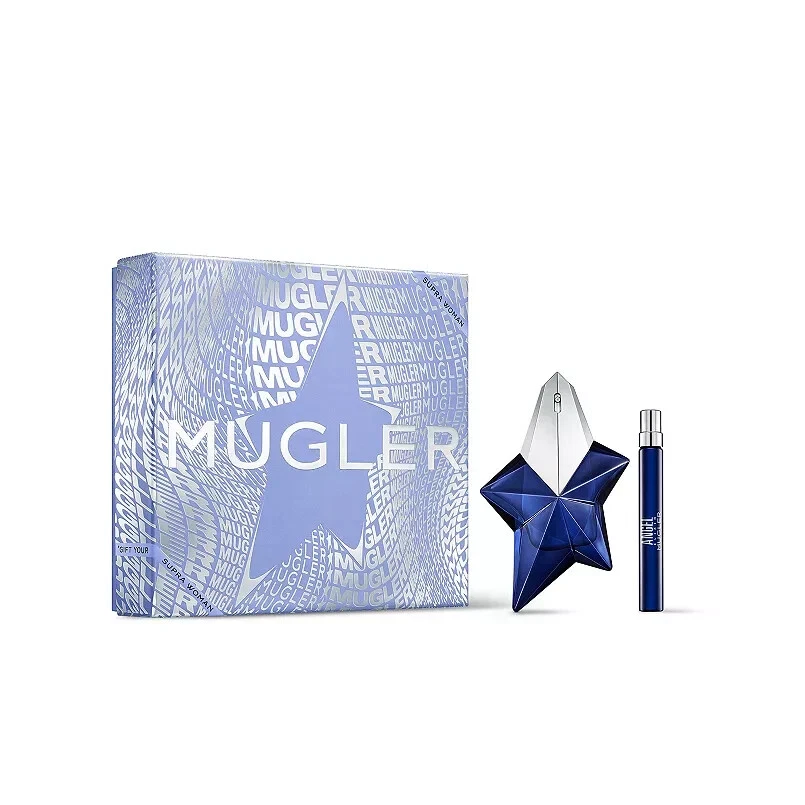 Mugler ANGEL ELIXIR подарочный набор, 50 мл EDP заправляемый спрей + 10 мл EDP путешествий спрей - Изображение 4 из 4