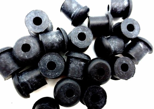 Buje de goma con brida de ajuste de orificio de 1/2" tiene orificio pasante de 1/8" - ¡Durable! ¡Envío gratis! - Imagen 3 de 12