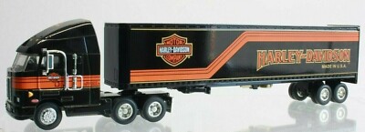 Harley-Davidson 1:64 Scale Semi Tractor Trailer Diecast Metal Bank