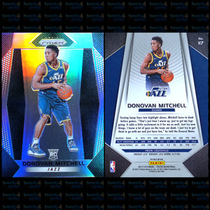 Donovan Mitchell 2017 Prizm #117 Silver Price Guide - Sports Card 