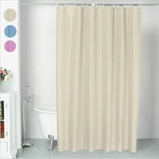 Waterproof Thicken Fabric Shower Curtain Liner Set Bathroom with 12 Hook 71x71in