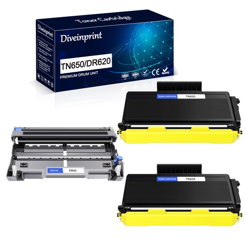TN650 Toner Cartridge & DR620 Drum For Brother HL-5350DN MFC-8690DW MFC-8880DN - Picture 20 of 22