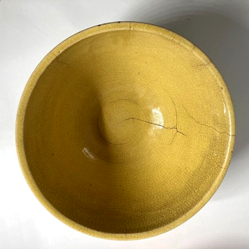 VTG McCoy Pottery Fish Scale Mixing Bowls Ceramic (Set of 2) 7" pink & 8" yellow - Picture 12 of 22