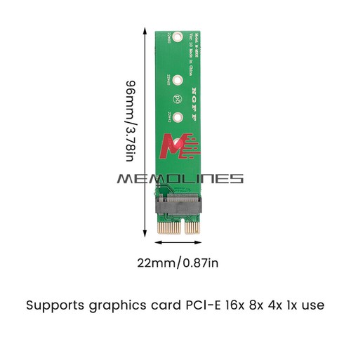 M.2 SSD Adapter NVME Protocol to Desktop Support PCIE 16X 8X 4X Expansion Card - Picture 15 of 27