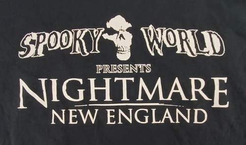 Spooky World Shirt Mens Extra Large Nightmare New England I Survived Adult A09 - 第 1/13 張圖片