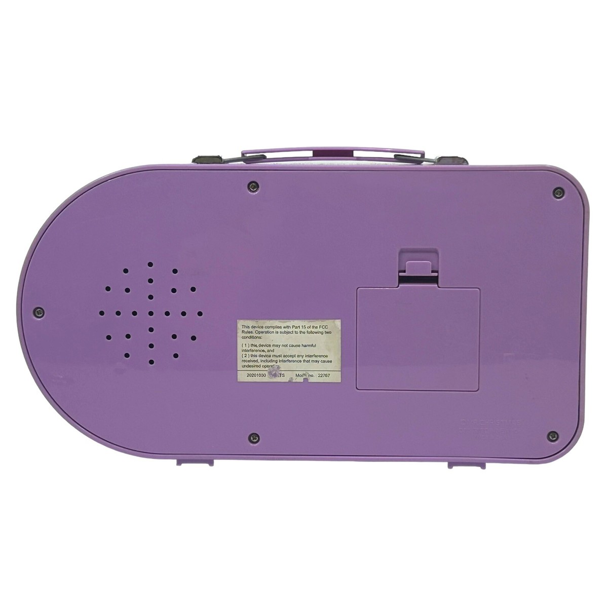 Bunny Hop Radio Lavender Purple Mr. Christmas Cottontail Easter