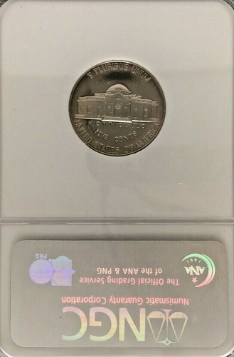 1993-S JEFFERSON NICKEL GRADED PF 69 ULTRA CAMEO BY NGC - Picture 2 of 2