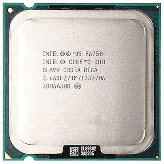 Intel Core 2 Duo E6750 SLA9V Dual Core Processor 2.66GHz, Socket LGA775, 65W CPU - Image 4 of 4