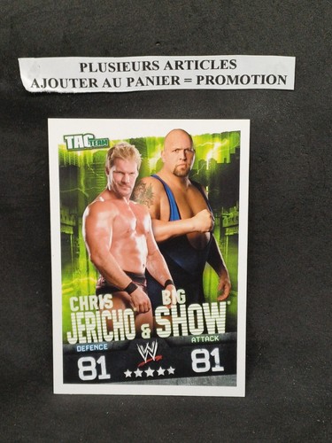 CARTES CATCH SLAM ATTAX EVOLUTION WWE TOPPS 2008 aux choix liste déroulante - Photo 163 sur 212