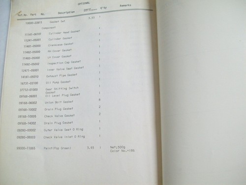 NOS OEM Suzuki AC50 Parts Catalogue 1st Edition Printed In Japan For N. America - Picture 5 of 8