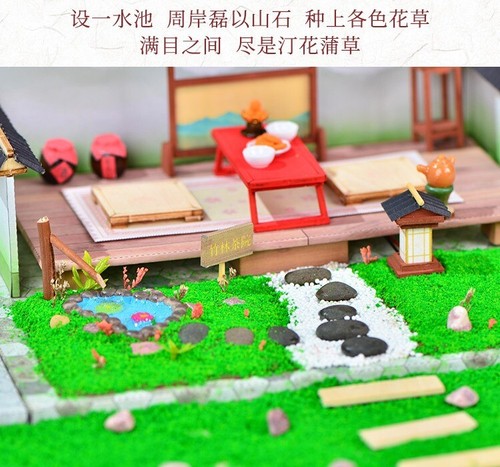 Diorama Miniature House Building Model Set LED Lighting Scene Display Model Gift - Picture 219 of 262