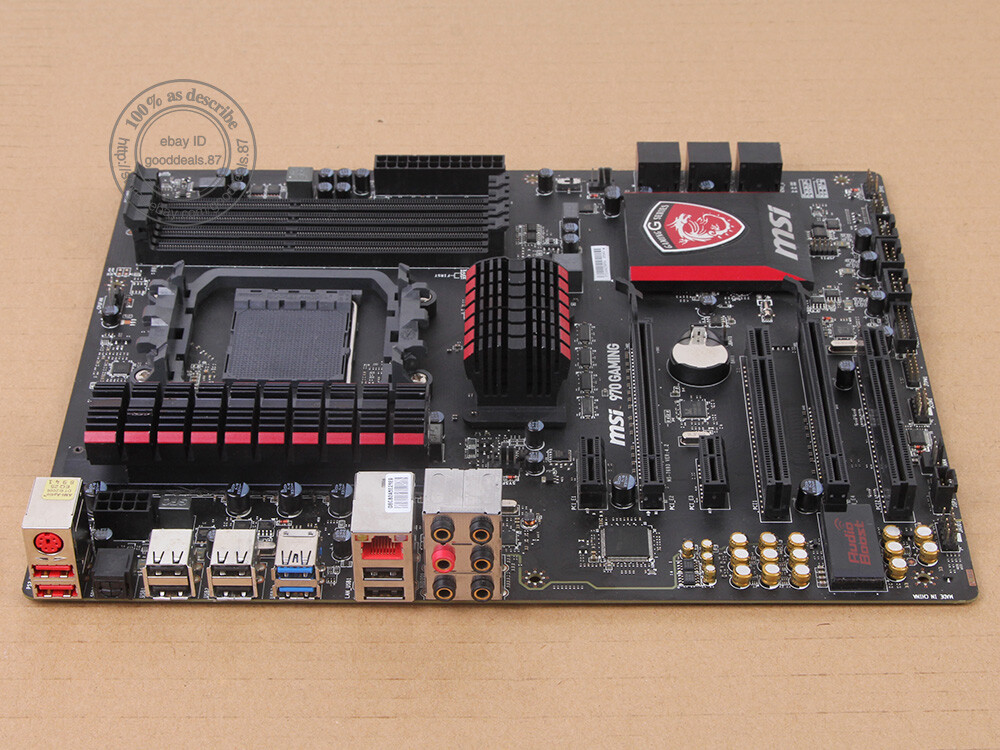 Original MSI 970 GAMING Socket AM3/AM3+ AMD 970 Motherboard ATX MS