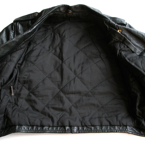 vintage biker jacket SMALL BIKER JACKET SMALL metal jacket MOTORCYCLE jacket A1 - Picture 10 of 12