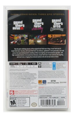 Grand Theft Auto: The Trilogy - The Definitive Edition - Nintendo