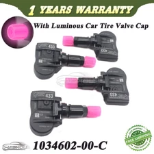 4X 433MHz TPMS Tire Pressure Sensor For Tesla Model 3 Model X Model S 103460200C