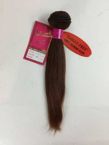 100% CABELLO HUMANO Premium Lacto 12" Tejido Trama Color Suave y Sin Enredos 4oz. - Imagen 7 de 7