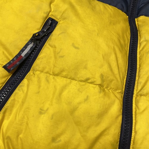 Vintage 90s Tommy Hilfiger down puffer reversible jacket big flag - Picture 11 of 12