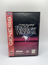 Warlock (Sega Genesis, 1994) CIB Complete Cleaned Beware The Ultimate Evils Of