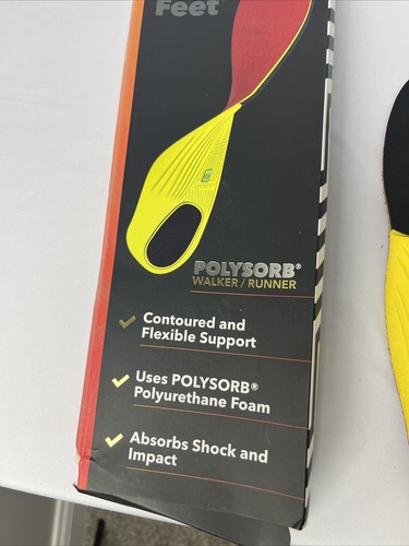 Spenco PolySorb Walker/Runner Replacement Insoles Sz 1 Women 5-6 NEW Open Box - Picture 5 of 11