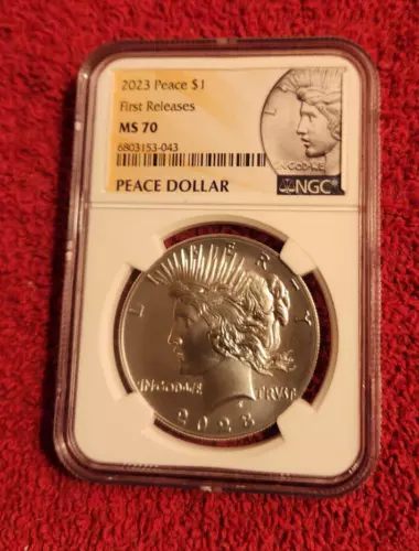 2023 Peace dollar NGC MS 70 First Releases
