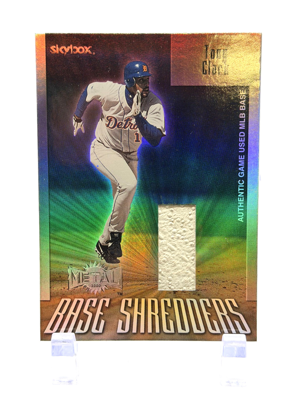 2000 Skybox Metal Base Shredders Tony Clark