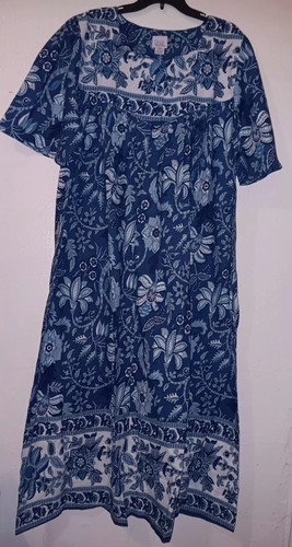 Only Necessities Womens House Dress Patio MuuMuu Size 2X Cotton NWOT
