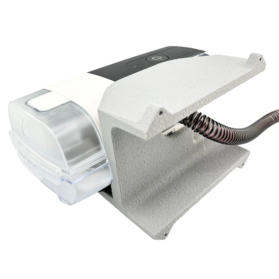 Estante de montaje en pared AirSense 11 gris espacial, gancho para dedo máscara + herrajes hechos en EE. UU. Foto 4 de 4