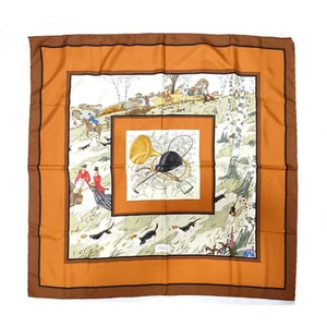 Foulard Gucci soie marron 129266761