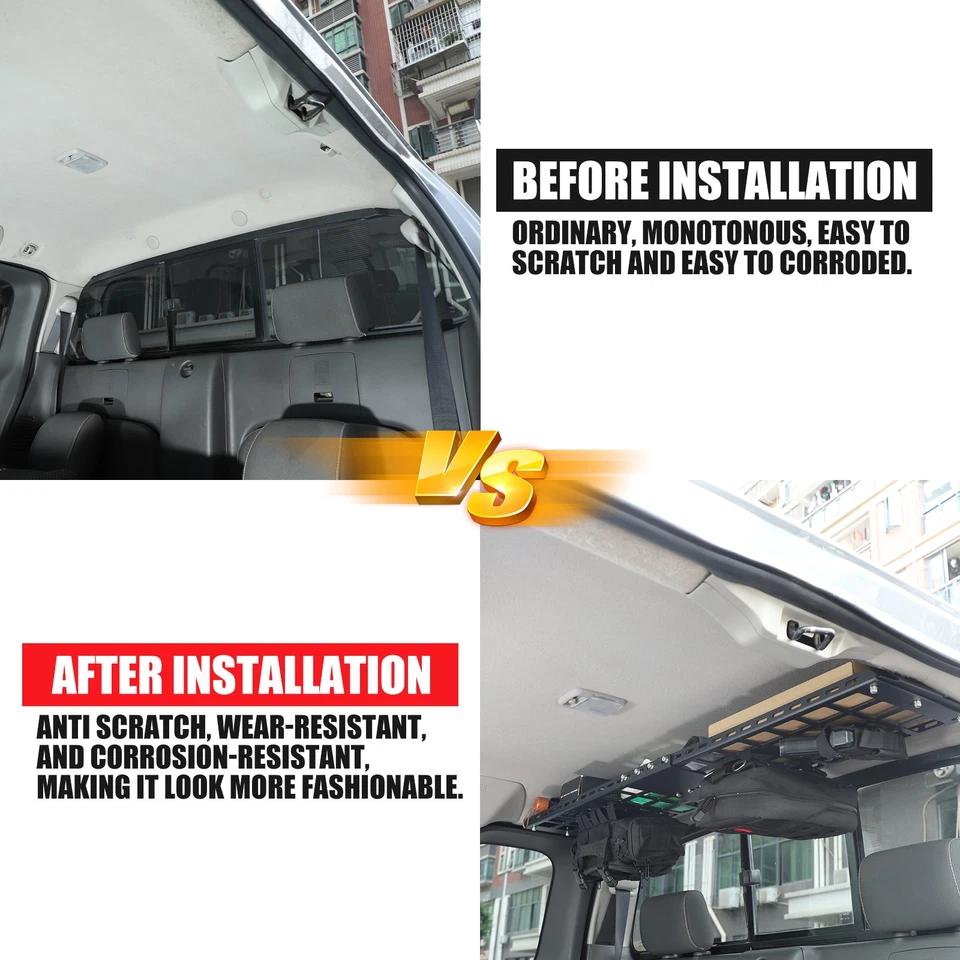 Стойка для хранения мусора на крыше заднего багажника Molle Panel для Nissan Frontier 2009-2021 - Изображение 2 из 4