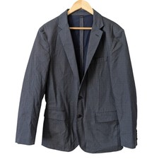 J.Crew Men's Crosby Two Button Blazer 40R - Navy Dot Suit Jacket Sportcoat 398