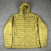 Patagonia Nano Puff Hoody Mens Large Green Jacket Puffer Insulated 84222
