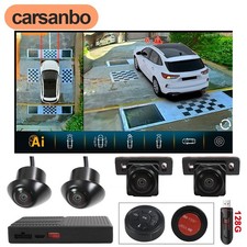 360° Panoramic Bird View Camera 3D Surround DVR 1080P Parking Assistance System