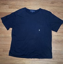 Vintage 90s Polo Ralph Lauren Polo Pocket Tee Made In USA Single Stitch Large