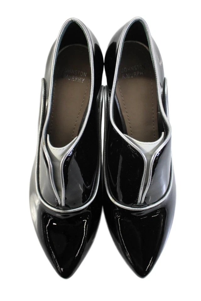 Tacones Oxford Johnston & Murphy para mujer charol negros talla 7 Foto 2 de 4