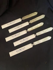 VTG Westall Richardson Knives 5 Sheffield England Faux Mother of Pearl (BOX 15)