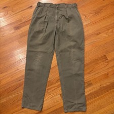 Vintage Polo Ralph Lauren Pleated Chino Pants Mens 36x36 USA Made