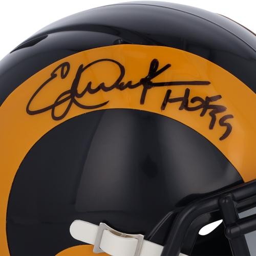 Eric Dickerson St. Louis Rams Signed Riddell 1981-1999 Throwback Mini Helmet - Picture 2 of 3