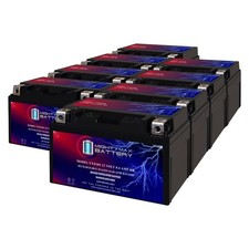 Mighty Max YTZ10S - 12V 8.6AH 190CCA SLA AGM Motorcycle Battery - Pack of 8