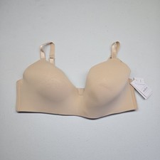 Auden Women Nursing Bra 38DD Beige Lightly Lined Wirefree Convertible NWT