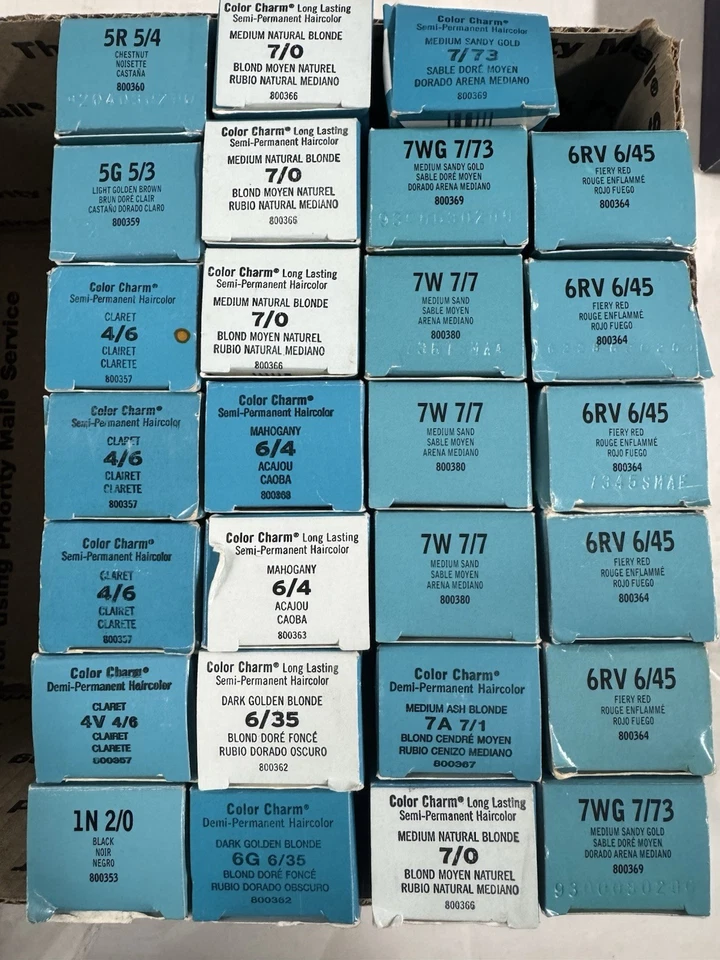 PACK 5 -Dije de color Wella color de cabello semipermanente 6RV 6/45 ROJO ARDIENTE Foto 2 de 4