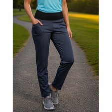 Prana Activewear Legging Pants Sz L Regular Inseam Pockets Gray Heathered Hiking