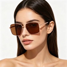 AI Smart Glasses for Men&Women Bluetooth Open-Ear Speakers for Music Call Work